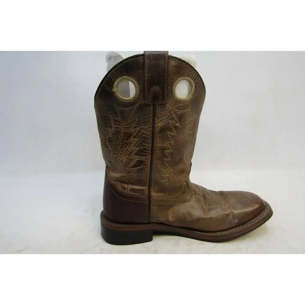 Smoky Mountain Youth Size 2 M Brown Buckaroo Western Cowboy Boots
